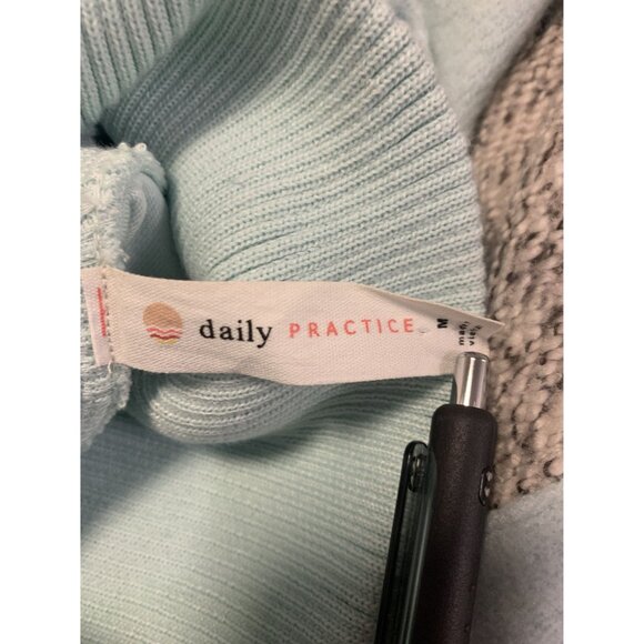 Anthropologie Daily Practice M Cotton Knit Colorblock Pullover Sweater Stripes - Picture 5 of 9